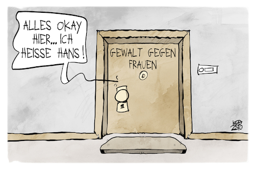 Cartoon: Gewalt gegen Frauen (medium) by Kostas Koufogiorgos tagged karikatur,koufogiorgos,frauen,häusliche,gewalt,karikatur,koufogiorgos,frauen,häusliche,gewalt