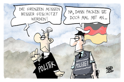 Grenzen sichern