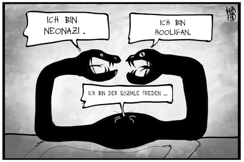 Hooligans und Neonazis