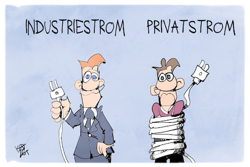 Industriestrom vs. Privatstrom
