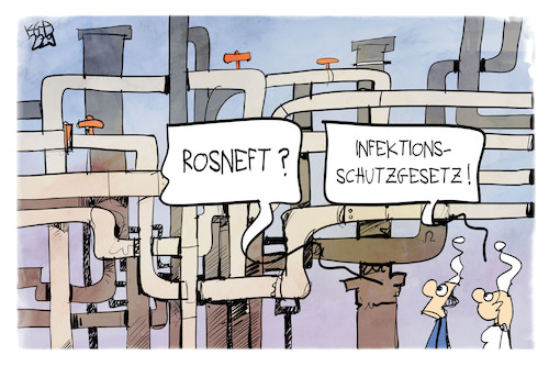 Cartoon: Infektionsschutzgesetz (medium) by Kostas Koufogiorgos tagged karikatur,koufogiorgos,infektionsschutzgesetz,rosneft,pipeline,labyrinth,corona,pandemie,karikatur,koufogiorgos,infektionsschutzgesetz,rosneft,pipeline,labyrinth,corona,pandemie