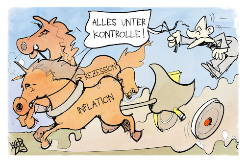 Inflation und Rezession