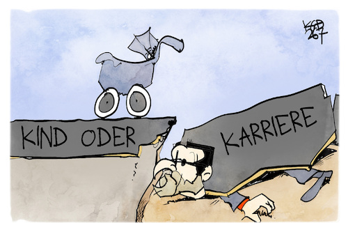 Cartoon: Kind oder Karriere (medium) by Kostas Koufogiorgos tagged karikatur,koufogiorgos,spahn,kind,karriere,leihmutter,cdu,karikatur,koufogiorgos,spahn,kind,karriere,leihmutter,cdu