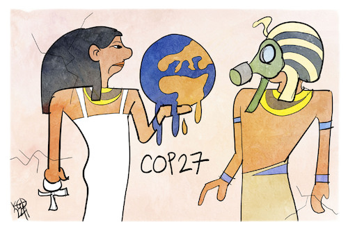 Cartoon: Klimakonferenz in Ägypten (medium) by Kostas Koufogiorgos tagged karikatur,koufogiorgos,sphinx,ägypten,klimakonferenz,cop,wüste,erderwärmung,klimakatastrophe,gasmaske,karikatur,koufogiorgos,sphinx,ägypten,klimakonferenz,cop,wüste,erderwärmung,klimakatastrophe,gasmaske