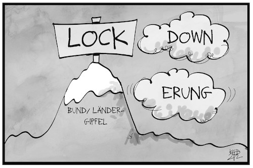 Cartoon: Lock-down oder Lock-erung? (medium) by Kostas Koufogiorgos tagged karikatur,koufogiorgos,illustration,cartoon,lockerung,lockdown,wortspiel,pandemie,corona,forderung,gegensätzlich,innenpolitik,bund,länder,demokratie,lock,karikatur,koufogiorgos,illustration,cartoon,lockerung,lockdown,wortspiel,pandemie,corona,forderung,gegensätzlich,innenpolitik,bund,länder,demokratie