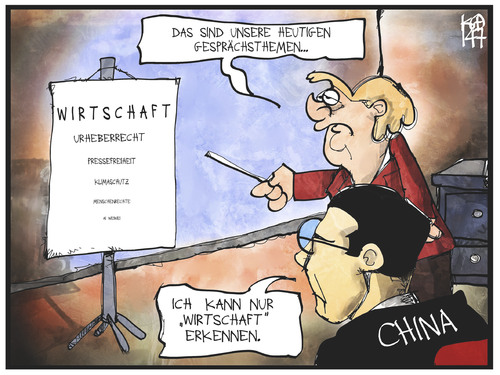 Merkel in China