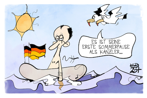 Merz macht Ferien Merz macht Ferien