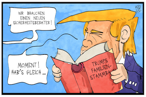 Cartoon: Nachfolge für Flynn (medium) by Kostas Koufogiorgos tagged karikatur,koufogiorgos,illustration,cartoon,flynn,sicherheitsberater,kabinett,trump,usa,rücktritt,familie,stammbaum,nachfolge,karikatur,koufogiorgos,illustration,cartoon,flynn,sicherheitsberater,kabinett,trump,usa,rücktritt,familie,stammbaum,nachfolge