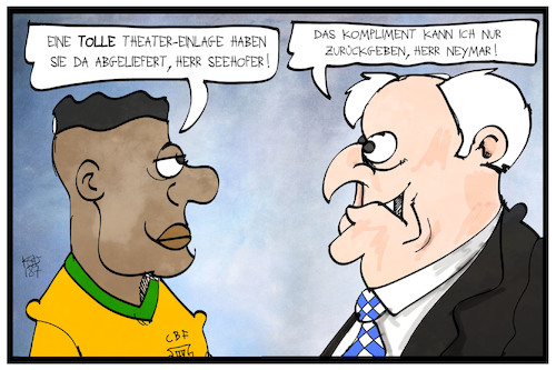 Neymar und Seehofer