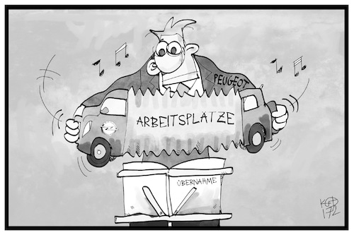 Cartoon: Opel-Arbeitsplätze (medium) by Kostas Koufogiorgos tagged karikatur,koufogiorgos,illustration,cartoon,opel,peugeot,arbeitsplätze,akkordeon,zusammendrücken,reduzieren,übernahme,wirtschaft,autobauer,arbeit,musik,karikatur,koufogiorgos,illustration,cartoon,opel,peugeot,arbeitsplätze,akkordeon,zusammendrücken,reduzieren,übernahme,wirtschaft,autobauer,arbeit,musik