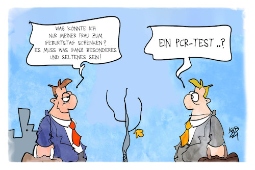 Cartoon: PCR-Testmangel (medium) by Kostas Koufogiorgos tagged karikatur,koufogiorgos,illustration,cartoon,pcr,test,corona,pandemie,geschenk,selten,teuer,mann,frau,karikatur,koufogiorgos,illustration,cartoon,pcr,test,corona,pandemie,geschenk,selten,teuer,mann,frau