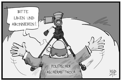 Cartoon: Politischer Aschermittwoch 21 (medium) by Kostas Koufogiorgos tagged karikatur,koufogiorgos,illustration,cartoon,aschermittwoch,digital,online,like,subscribe,abonnieren,politik,karneval,karikatur,koufogiorgos,illustration,cartoon,aschermittwoch,digital,online,like,subscribe,abonnieren,politik,karneval