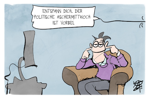 Cartoon: Politischer Aschermittwoch (medium) by Kostas Koufogiorgos tagged karikatur,koufogiorgos,aschermittwoch,fernsehen,politik,karikatur,koufogiorgos,aschermittwoch,fernsehen,politik