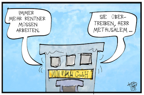 Rentner arbeiten