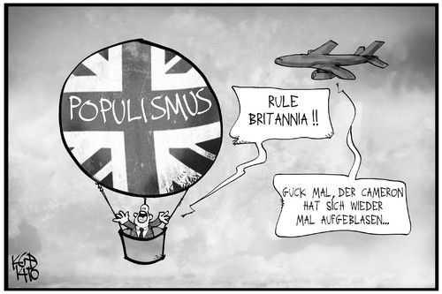 Cartoon: Rule Britannia (medium) by Kostas Koufogiorgos tagged karikatur,koufogiorgos,illustration,cartoon,cameron,großbritannien,uk,ballon,aufblasen,populismus,luft,europa,eu,euroskeptiker,politik,karikatur,koufogiorgos,illustration,cartoon,cameron,großbritannien,uk,ballon,aufblasen,populismus,luft,europa,eu,euroskeptiker,politik