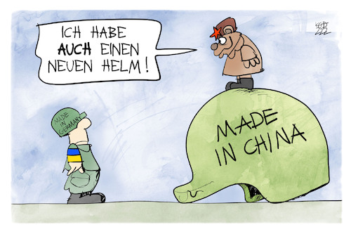 Cartoon: Russland und China (medium) by Kostas Koufogiorgos tagged karikatur,koufogiorgos,illustration,cartoon,russland,china,helm,ukraine,krieg,konflikt,karikatur,koufogiorgos,illustration,cartoon,russland,china,helm,ukraine,krieg,konflikt