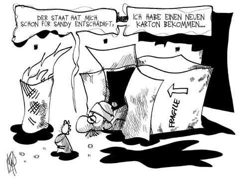 Cartoon: Sandy (medium) by Kostas Koufogiorgos tagged sandy,sturm,usa,obdachlosigkeit,armut,karton,karikatur,kostas,koufogiorgos,sandy,sturm,usa,obdachlosigkeit,armut,karton,karikatur,kostas,koufogiorgos