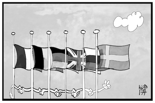 Cartoon: Schweden (medium) by Kostas Koufogiorgos tagged karikatur,koufogiorgos,illustration,cartoon,schweden,stockholm,terrorismus,solidarität,fahne,flagge,halbmast,zusammenhalt,karikatur,koufogiorgos,illustration,cartoon,schweden,stockholm,terrorismus,solidarität,fahne,flagge,halbmast,zusammenhalt