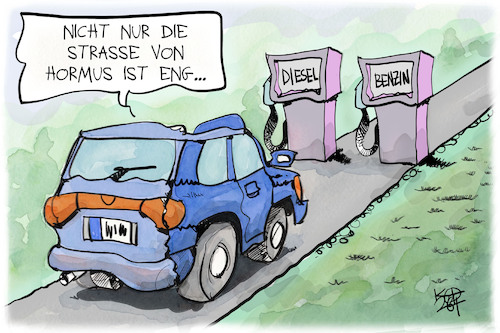 Cartoon: Spritpreise (medium) by Kostas Koufogiorgos tagged spritpreise,spritpreise