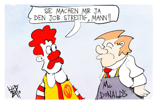 Trump bei McDonalds