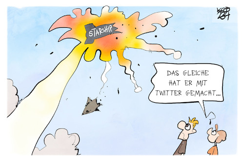 Twitter und Starship