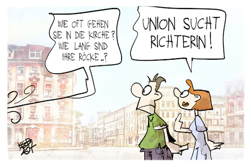 Union sucht Richterin Union sucht Richterin