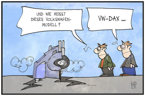 Cartoon: VW-DAX (medium) by Kostas Koufogiorgos tagged karikatur,koufogiorgos,illustration,cartoon,vw,volkswagen,dax,crash,modell,aktienkurs,börse,dieselgate,verlust,auto,wirtschaft,absturz,karikatur,koufogiorgos,illustration,cartoon,vw,volkswagen,dax,crash,modell,aktienkurs,börse,dieselgate,verlust,auto,wirtschaft,absturz