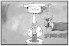 Cartoon: AKK Gate (small) by Kostas Koufogiorgos tagged karikatur,koufogiorgos,illustration,cartoon,akk,kramp,karrenbauer,toilette,witz,intersexuell,queer,divers,geschlecht,gender