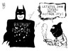 Cartoon: Amok (small) by Kostas Koufogiorgos tagged batman,gotham,city,amok,film,premiere,utoya,breivik,karikatur,kostas,koufogiorgos