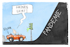 Cartoon: Ampel am Start (small) by Kostas Koufogiorgos tagged karikatur,koufogiorgos,illustration,cartoon,ampel,regierung,koalition,scholz,pandemie,berg,welle