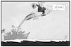 Cartoon: Angriff auf Syrien (small) by Kostas Koufogiorgos tagged karikatur,koufogiorgos,illustration,cartoon,trump,usa,syrien,angriff,cowboy,yehaa,kanone,rakete,krieg,konflikt