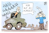 Cartoon: Antisemitismus (small) by Kostas Koufogiorgos tagged karikatur,koufogiorgos,antisemitismus,palästina,hass,auto,autokorso