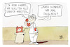 Cartoon: Arbeitszeiten (small) by Kostas Koufogiorgos tagged karikatur,koufogiorgos,arbeitszeit,krankenschwester,gesundheitswesen,gabriel,arbeit,tausch