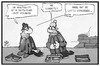 Cartoon: Armutsbericht (small) by Kostas Koufogiorgos tagged karikatur,koufogiorgos,illustration,cartoon,armutsbericht,bettler,obdachlosigkeit,armut,lottogewinn,reichtum,geld