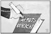 Cartoon: Armutsbericht (small) by Kostas Koufogiorgos tagged karikatur,koufogiorgos,illustration,cartoon,armutsbericht,bundesregierung,zensur,geschönt