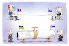 Cartoon: Auf Distanz zu Putin (small) by Kostas Koufogiorgos tagged karikatur,koufogiorgos,illustration,cartoon,nordstream,putin,scholz,macron,tisch,abstand,distanz,deutschland,russland,frankreich,pipeline,gas