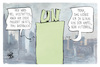 Cartoon: Baerbock bei der UN (small) by Kostas Koufogiorgos tagged karikatur,koufogiorgos,baerbock,guterres,un,job,ampel,new,york