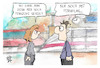Cartoon: Bahn (small) by Kostas Koufogiorgos tagged karikatur,koufogiorgos,bahn,zug,bahnhof,fernzug,fernglas