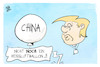 Cartoon: Ballons über den USA (small) by Kostas Koufogiorgos tagged karikatur,koufogiorgos,usa,ballon,heißluftballon,spionage,china,trump