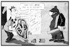 Cartoon: BVB-Strafe (small) by Kostas Koufogiorgos tagged karikatur,koufogiorgos,illustration,cartoon,bvb,borussia,dortmund,hooligan,sperre,sportgericht,dfb,strafe,fan,wappen,sport,fussball,gewalt,südtribüne