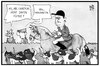 Cartoon: Cameron auf der Jagd (small) by Kostas Koufogiorgos tagged karikatur,koufogiorgos,illustration,cartoon,cameron,grossbritannien,einwanderung,jagd,pferd,hund,flüchtlinge,asyl,politik