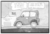 Cartoon: CIA (small) by Kostas Koufogiorgos tagged karikatur,koufogiorgos,illustration,cartoon,cia,frankfurt,konsulat,botschaft,auto,autonomes,fahren,spionage,hacker,angriff,computer,vault,usa,nachrichtendienst