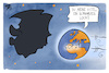 Cartoon: COP 29 (small) by Kostas Koufogiorgos tagged karikatur,koufogiorgos,cop,klimakonferenz,baku,trump,weltall,schwarzes,loch,usa