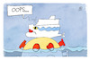 Cartoon: Corona-Kreuzfahrt (small) by Kostas Koufogiorgos tagged karikatur,koufogiorgos,illustration,cartoon,eisberg,corona,virus,pandemie,aida,kreuzfahrt,schiff