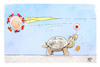 Cartoon: Corona-Politik (small) by Kostas Koufogiorgos tagged karikatur,koufogiorgos,illustration,cartoon,corona,politik,pandemie,virus,schnell,langsam,schildkroete