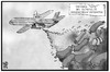 Cartoon: Dänische Wurst (small) by Kostas Koufogiorgos tagged karikatur,koufogiorgos,illustration,cartoon,flugzeug,wurst,bombardierung,massenvernichtungswaffe,gift,listerien,dänemark,krieg,konflikt,is,miliz,irak