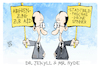 Cartoon: Der doppelte Merz (small) by Kostas Koufogiorgos tagged karikatur,koufogiorgos,merz,jekyll,hyde,afd,cdu