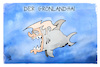 Cartoon: Der Grönlandhai (small) by Kostas Koufogiorgos tagged karikatur,koufogiorgos,hai,grönland,trump,usa,fisch