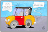 Cartoon: Deutschland ohne Fahrer (small) by Kostas Koufogiorgos tagged karikatur,koufogiorgos,illustration,fahren,auto,fahrer,smartphone,ces,michel,deutschland,fahrzeug,verkehr,sicherheit