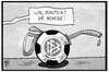 Cartoon: DFB-Affäre (small) by Kostas Koufogiorgos tagged karikaturen,koufogiorgos,illustration,cartoon,dfb,fussball,verband,sport,korruption,affäre,wm2006,beweis,verstecken,ermittlung
